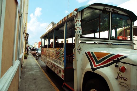 city tour bus city tour bus, Merida, Mexico
