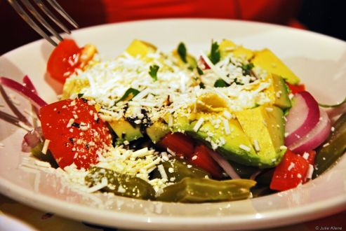 ensalada de nopal, Mexico