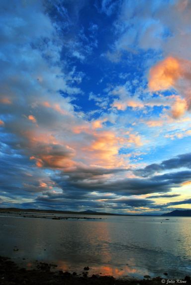 sunset Puerto Natales, Chile