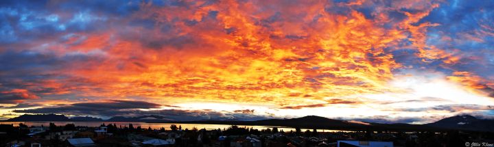 sunset Puerto Natales, Chile