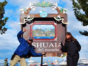 End of the World signpost, Ushuaia, Argentina