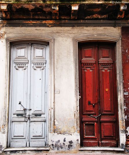 old quarters of Montevideo, Uruguay