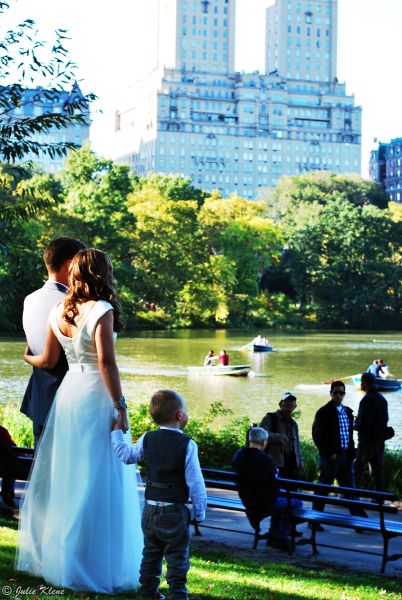 white in the Fall, NYC, USA