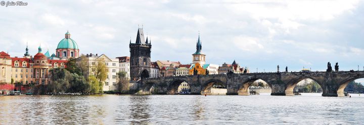 sunrise over Charles Bridge, Prague, Czech Republic