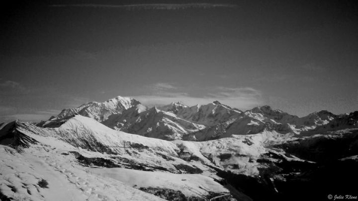 Mont Blanc from Les Saisies, France