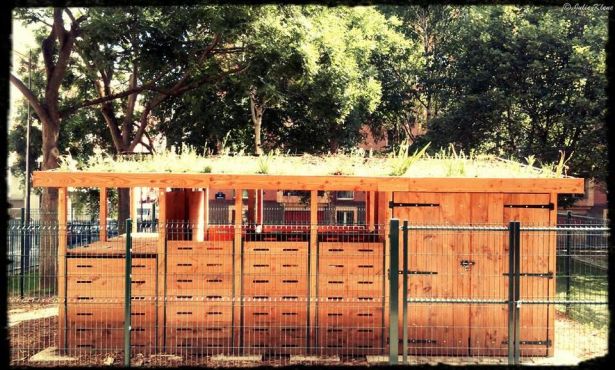Neighborhood compost house, Paris, France