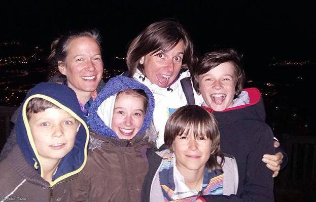 With family in Mende