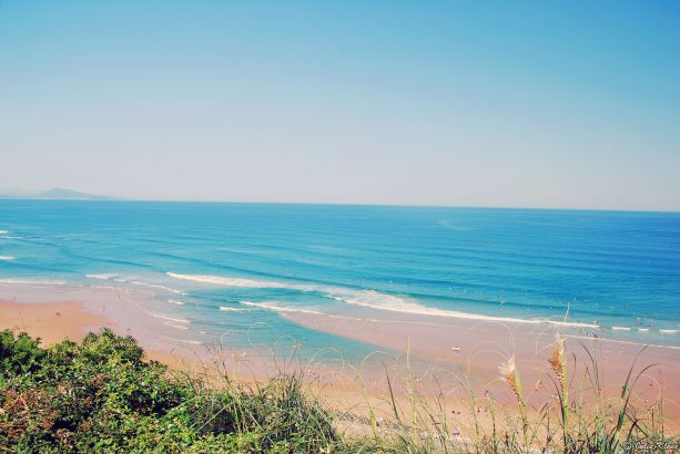 By the beach in Biarritz