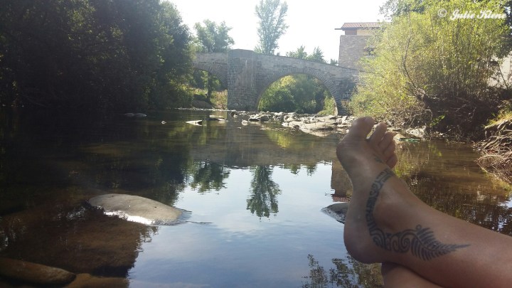 El Camino Day 6, in Zubiri, Spain