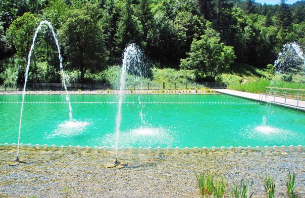 Organic swimming-pool, Briançon, France