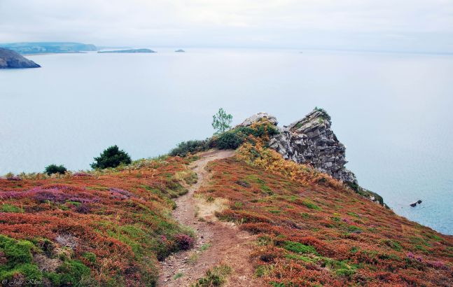 Sentier des Douaniers GR 34 - Morgat à Pentrez, Bretagne, France